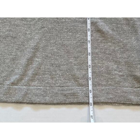 J. Crew Linen Blend Lightweight Tan Long Sleeve Crewneck Sweater, Men Size M - Picture 10 of 10